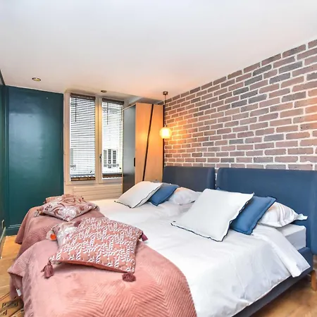 아파트 Charming 3br Montorgueil Republique *